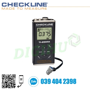 TI-25MX Checkline Vietnam,Ultrasonic Wall Thickness Gauge Complete Kit with T-102-3300 Probe